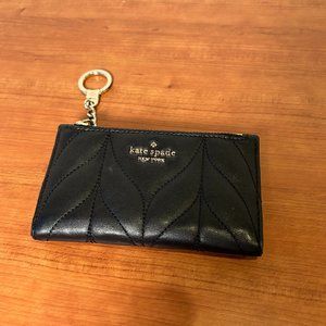 Kate Spade Black Quilted Bifold Wallet